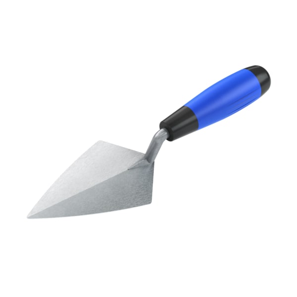 Pointing Trowel, Carbon Steel 5" X 2 1/2" Comfort Grip Handle